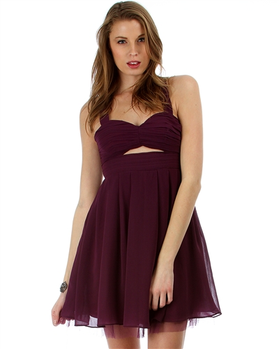 Chiffon Mini Dress